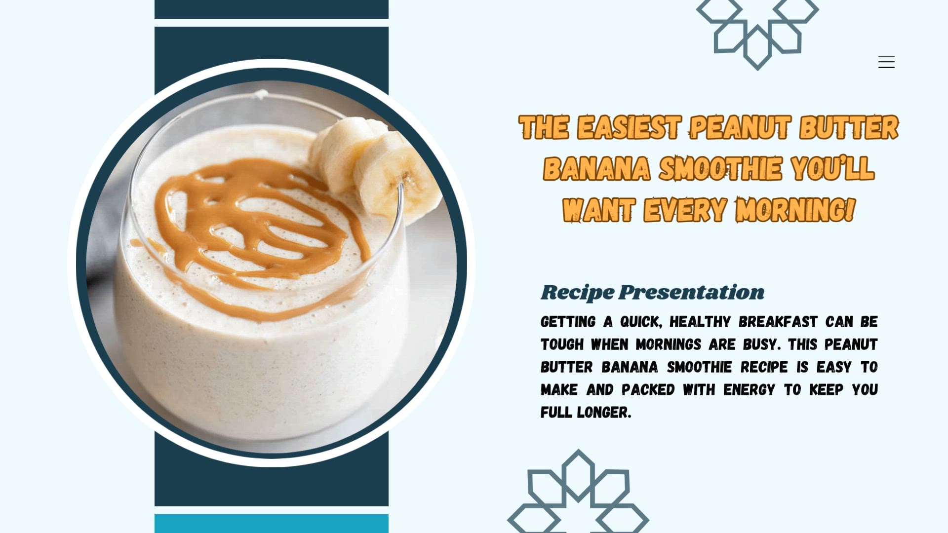 Video thumbnail for The Easiest Peanut Butter Banana Smoothie You’ll Want Every Morning!