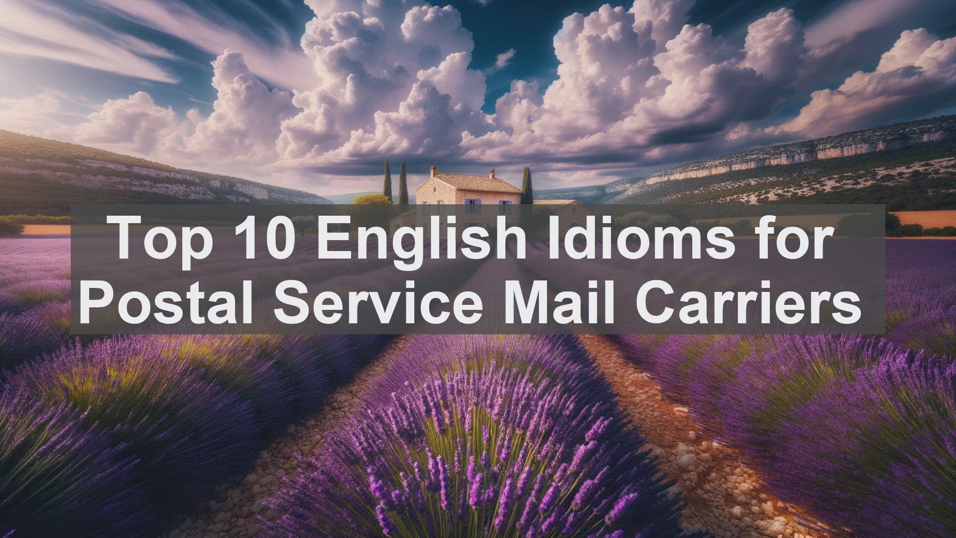 'Video thumbnail for Top 10 English Idioms for Postal Service Mail Carriers'