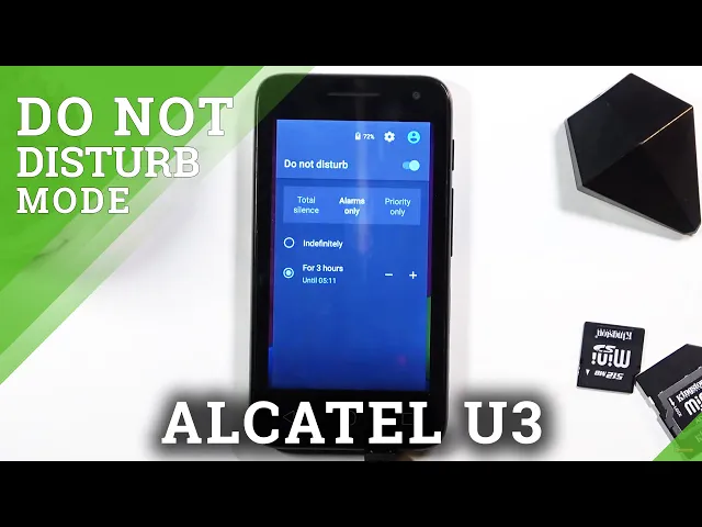 Video thumbnail for How to Activate Do Not Disturb Mode in ALCATEL U3 – Change Audio Profile