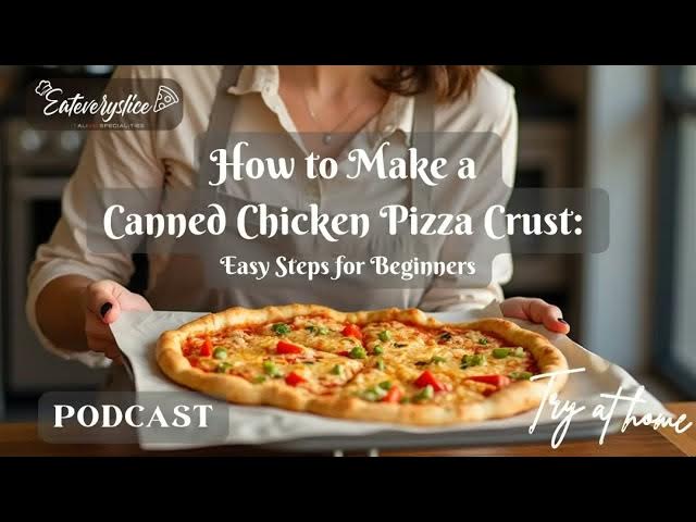Video thumbnail for How to Make a Canned Chicken Pizza Crust | Easy Low-Carb & High-Protein Recipe 🍕🐔