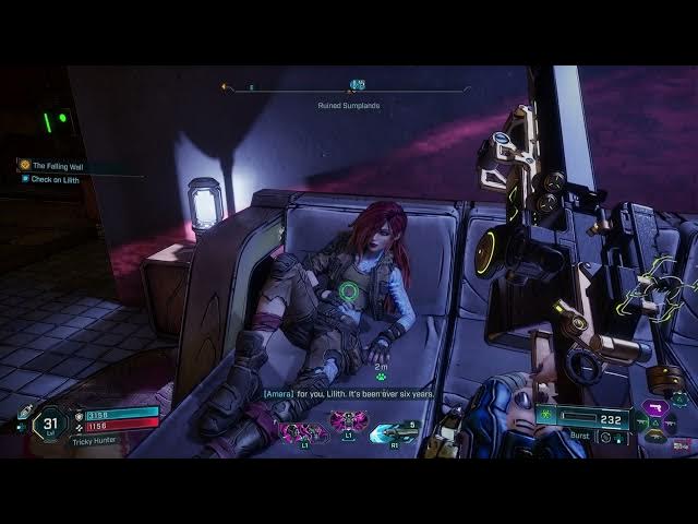 Video thumbnail for Borderlands 4 - The Falling Wall: Check On Lilith "Been Over Six Years" Amara, Zane, Moxxi and Zadra