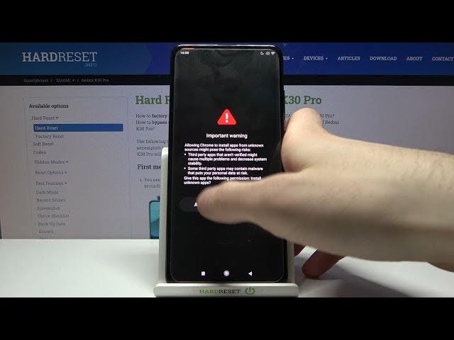 Video thumbnail for How to Install Apps From Unknown Sources on XIAOMI Redmi K30 Pro – Allow Unknown Sources