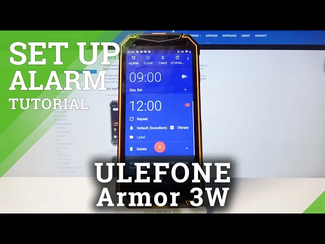 Video thumbnail for How to Manage Alarm Clock Settings on ULEFONE Armor 3W – Alarm Clock