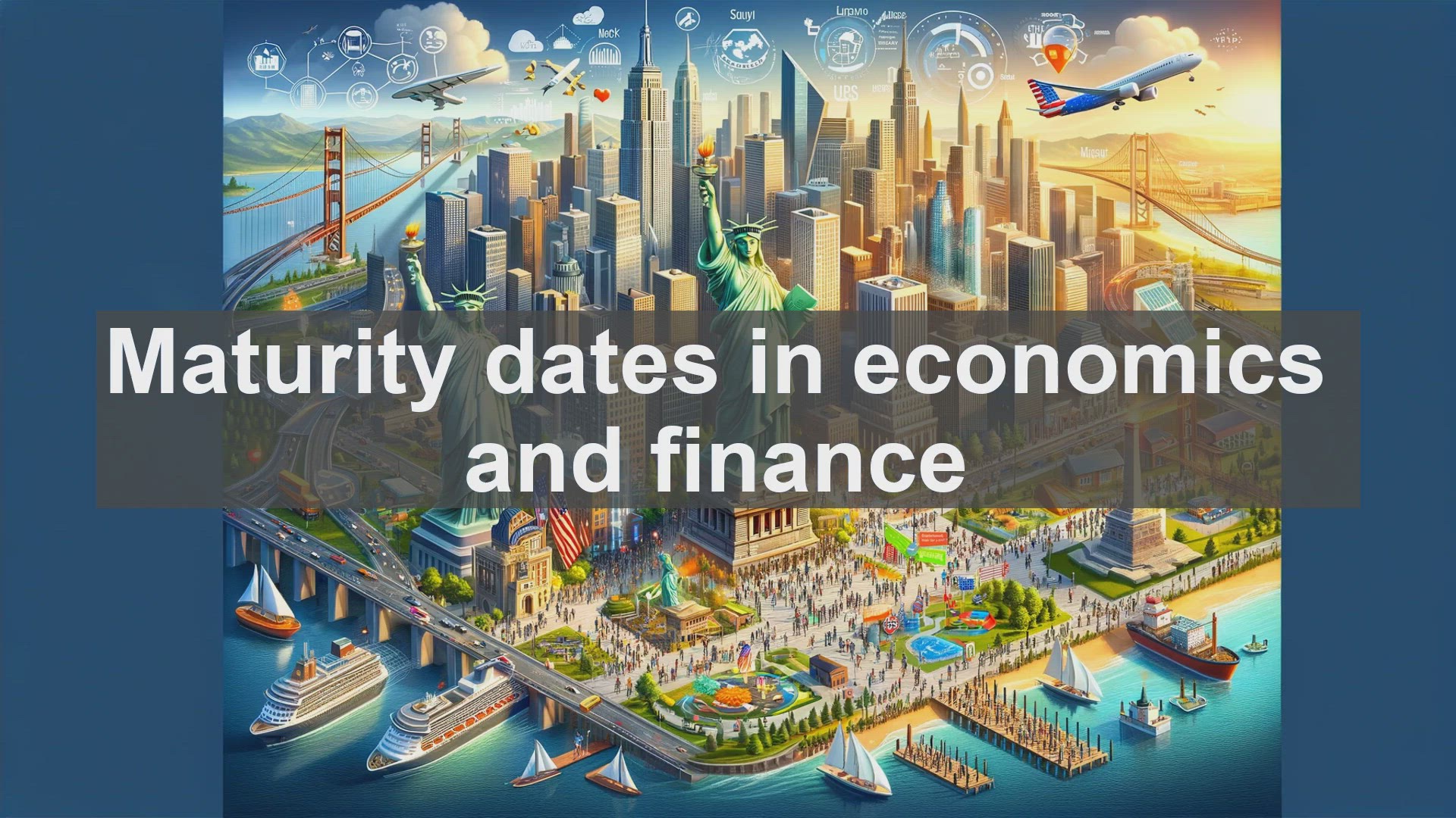 'Video thumbnail for Maturity dates in economics and finance'