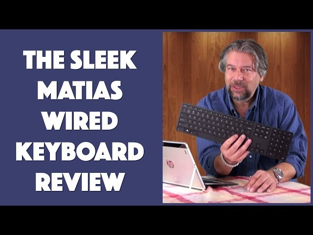 Video thumbnail for The Sleek Matias Wired Keyboard with RGB Backlight -- REVIEWED