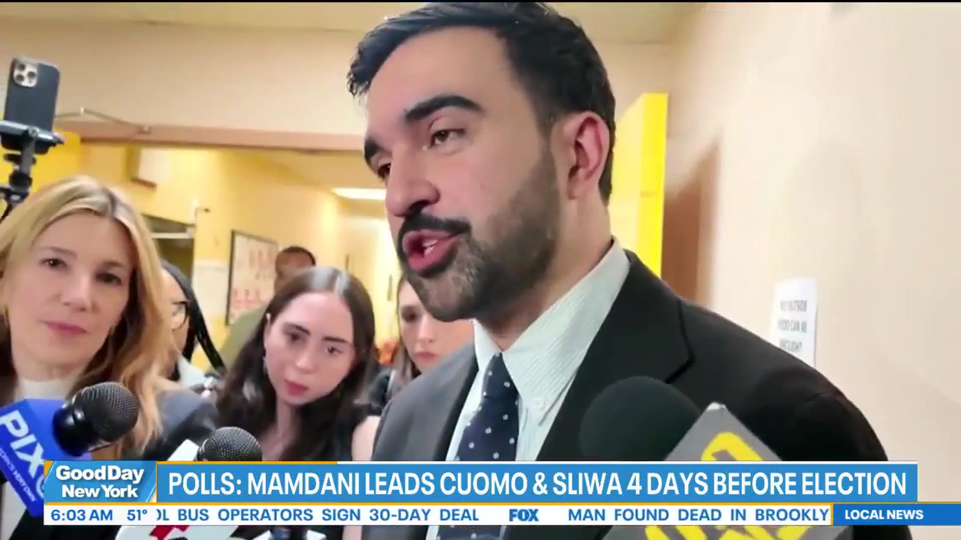 'Video thumbnail for Oct. 31 update: NYC mayor race latest polls, news'