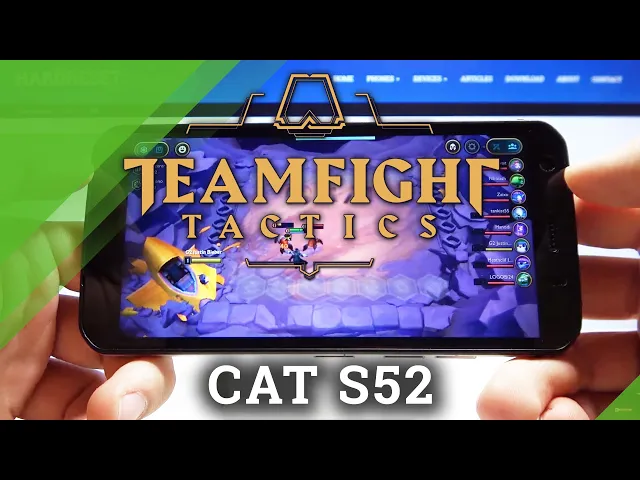 Video thumbnail for TFT Mobile Gameplay on CAT S52 – High Graphics Checkup