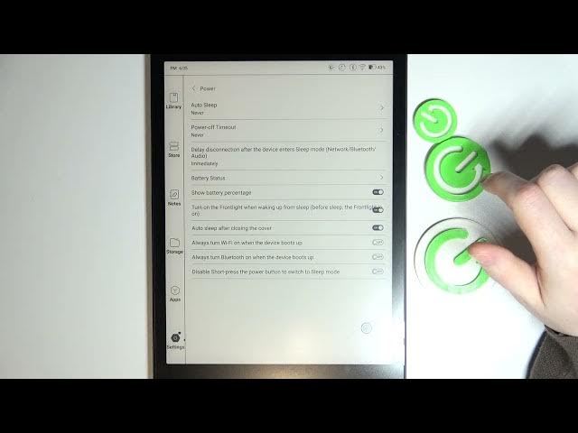 Video thumbnail for Onyx Boox Note 5 How To Change Auto Power Off Timer