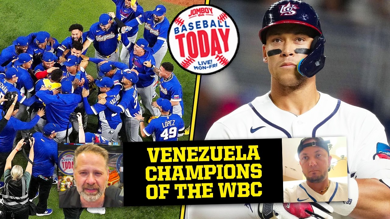 Video thumbnail for Venezuela beats USA to win the World Baseball Classic! | Baseball Today