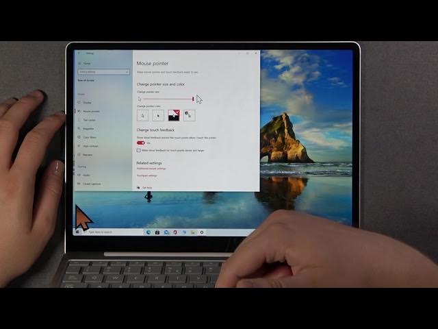Video thumbnail for How to Change Mouse Pointer Size & Color on MICROSOFT Surface Laptop GO