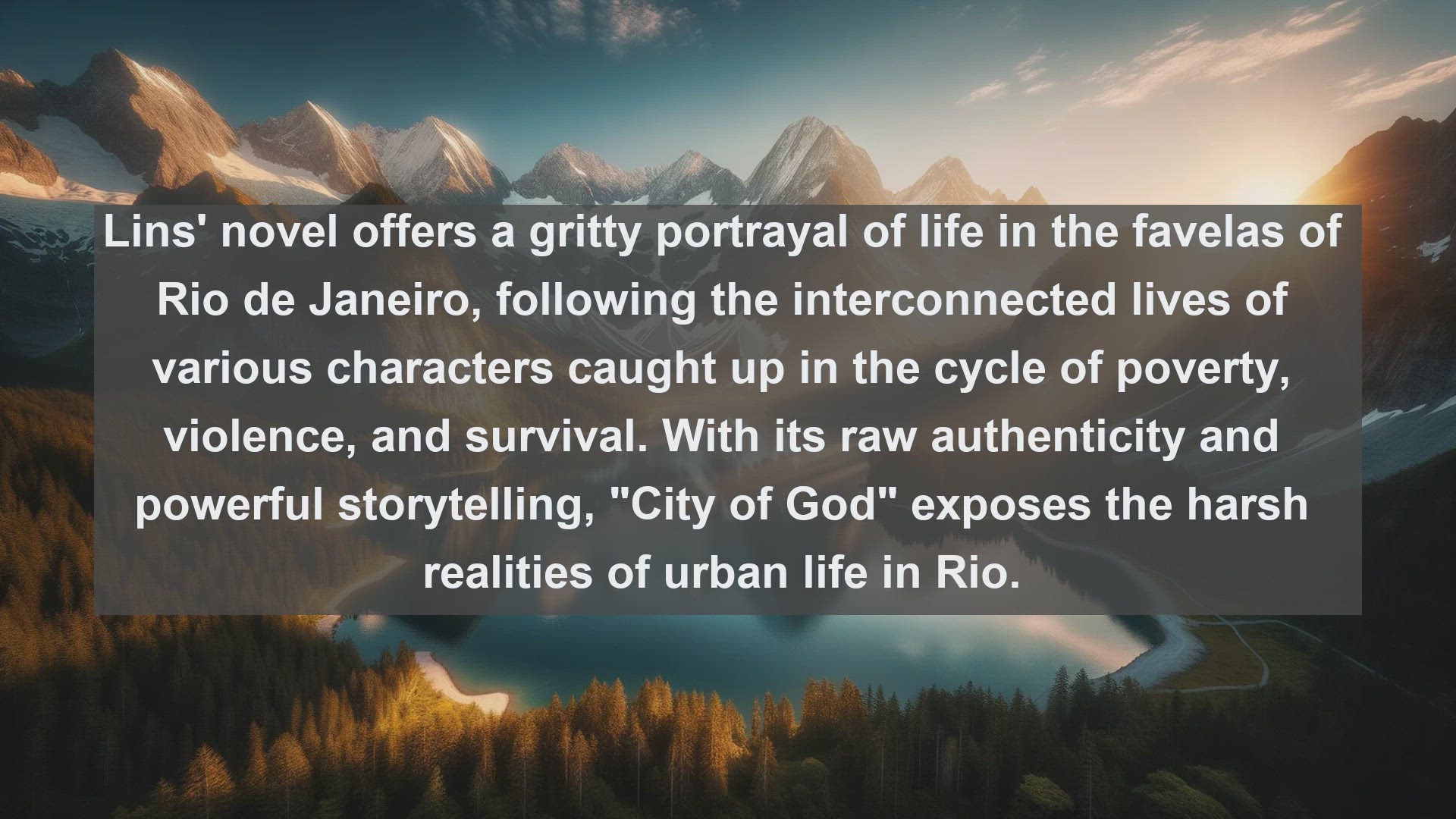 'Video thumbnail for Top 10 Brazilian Novels Set in Rio de Janeiro'