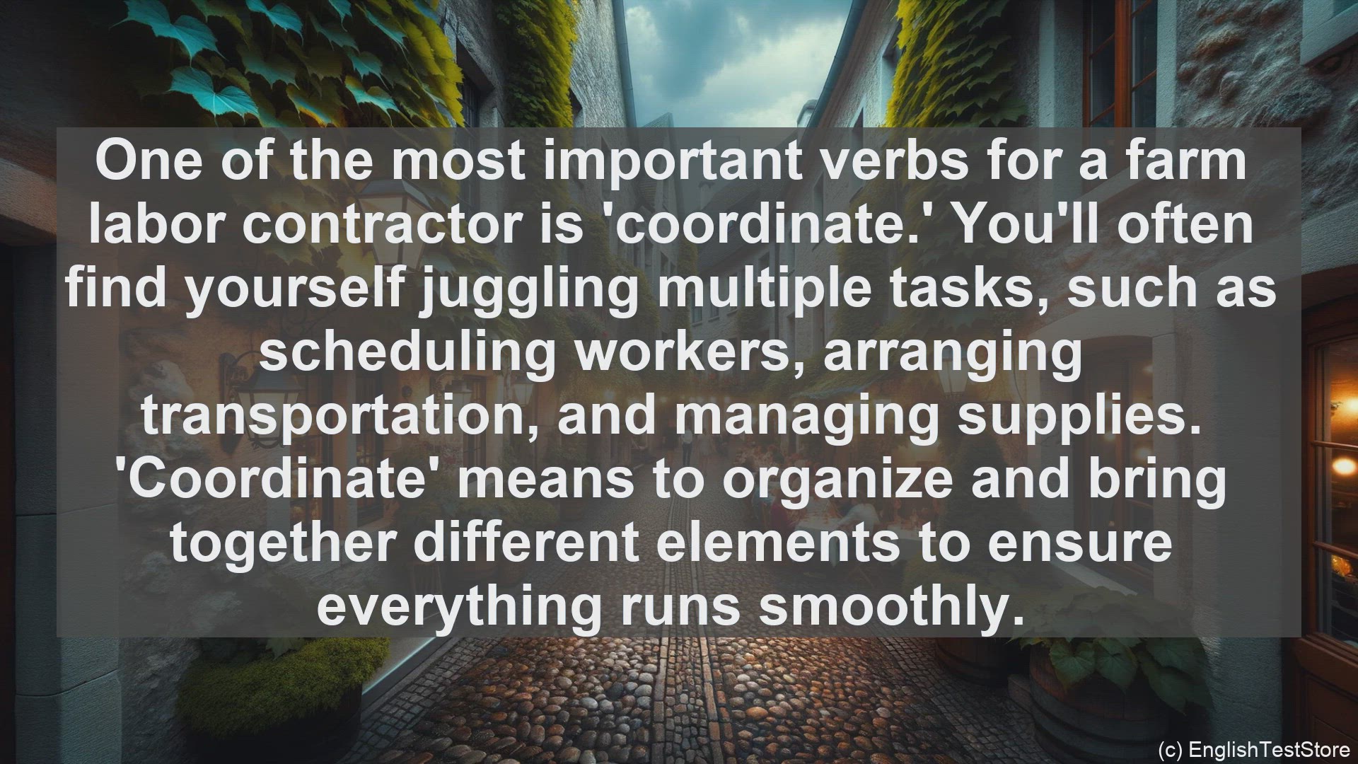 'Video thumbnail for Top 10 English Verbs for Farm Labor Contractor'