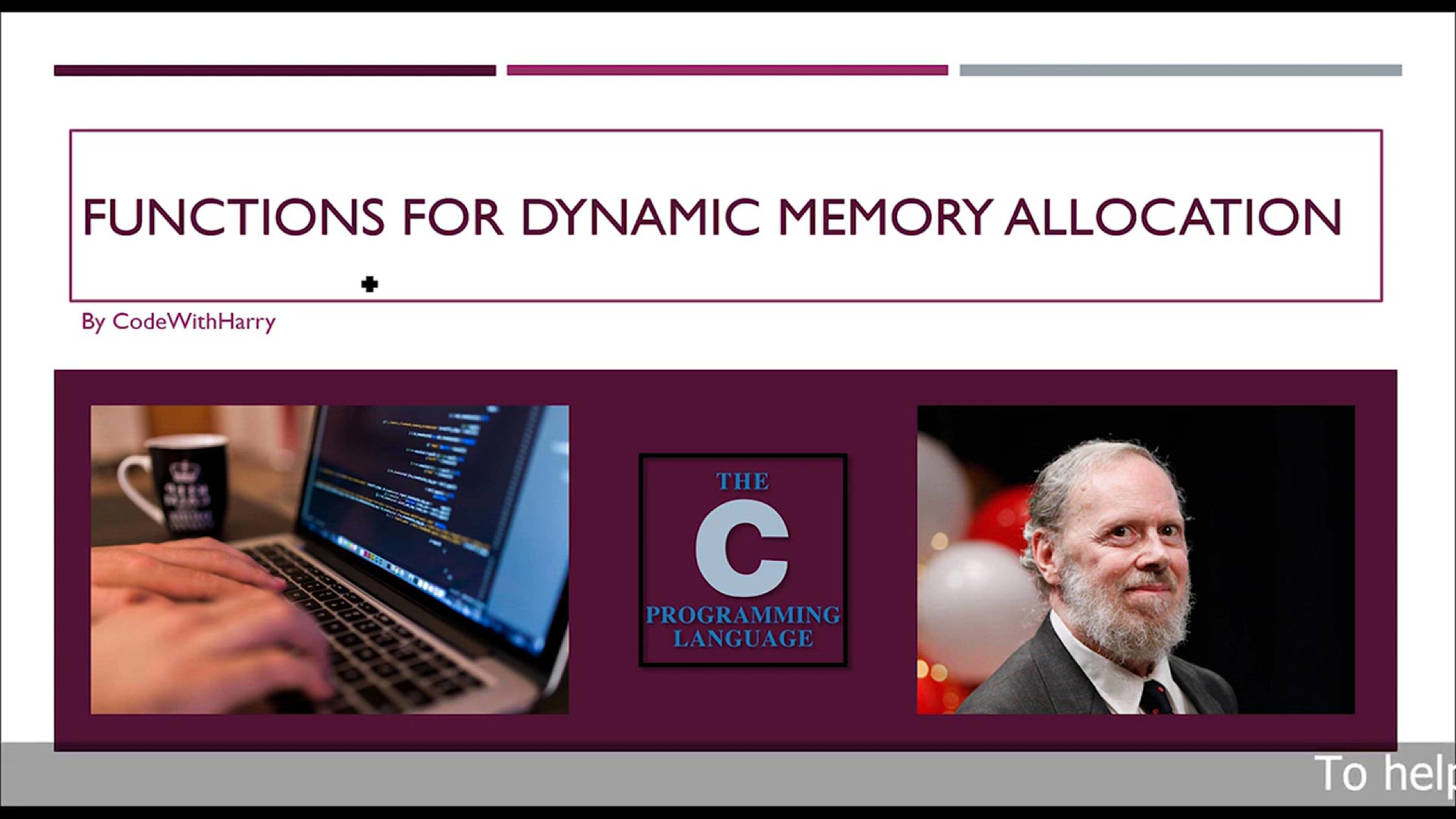 'Video thumbnail for Dynamic Memory Allocation Malloc Calloc Realloc & Free()_ C Tutorial In Hindi #47'