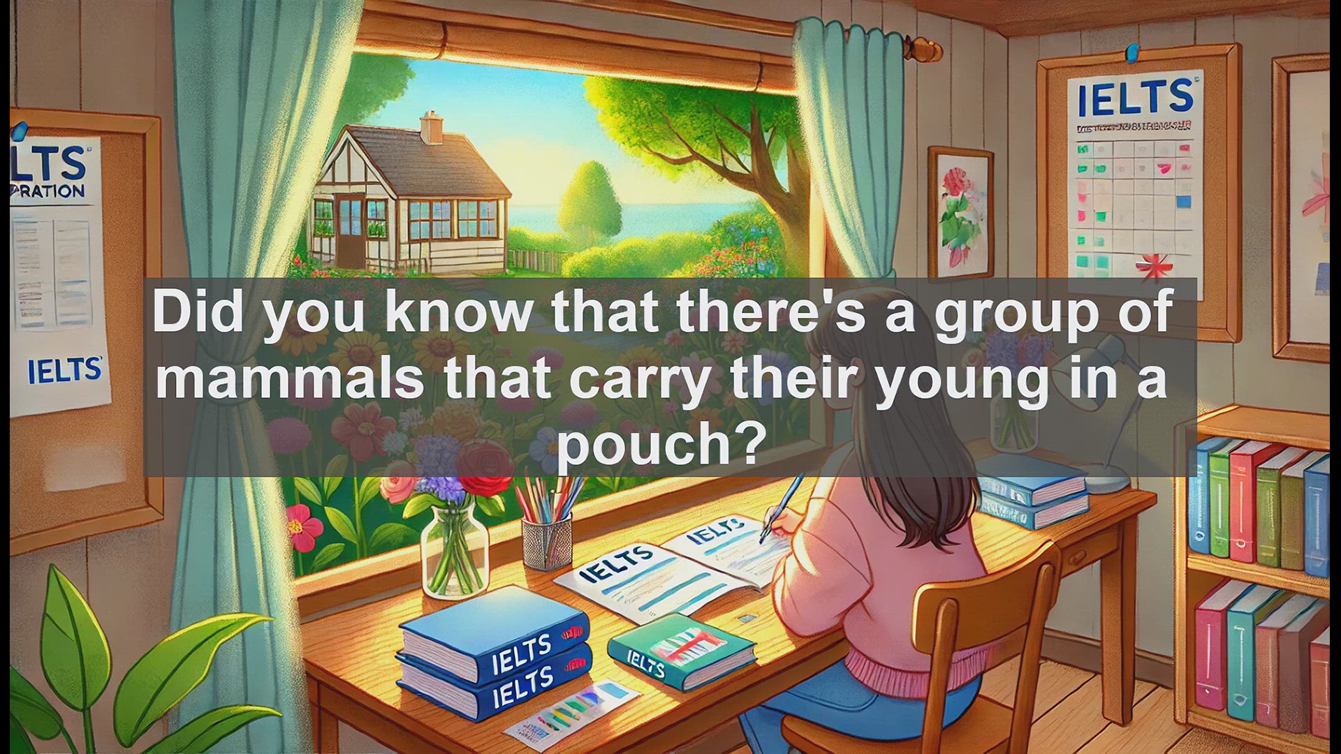 'Video thumbnail for 2000 Must Know IELTS 9.0 Vocabulary - Marsupials: Pouch-Bearing Mammals Explained for IELTS'