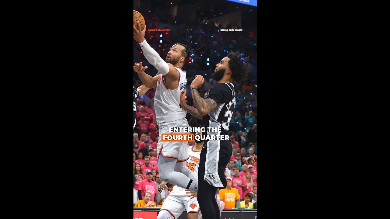 Video thumbnail for Brunson STUNS Wembanyama! Knicks Steal NBA Finals Game 1 in San Antonio