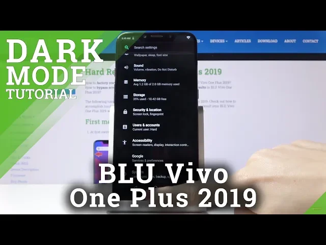 Video thumbnail for How to Invert Colors in BLU Vivo One Plus 2019 – Color Inversion