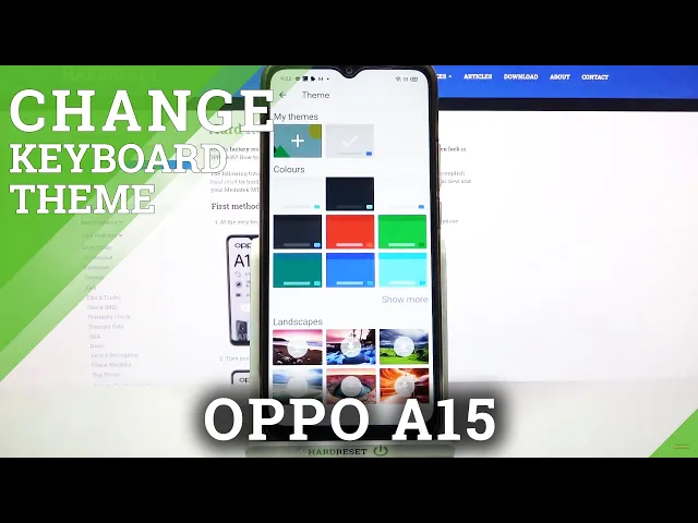 Video thumbnail for How to Change Keyboard Theme on OPPO A15 – Set Up Keyboard Theme