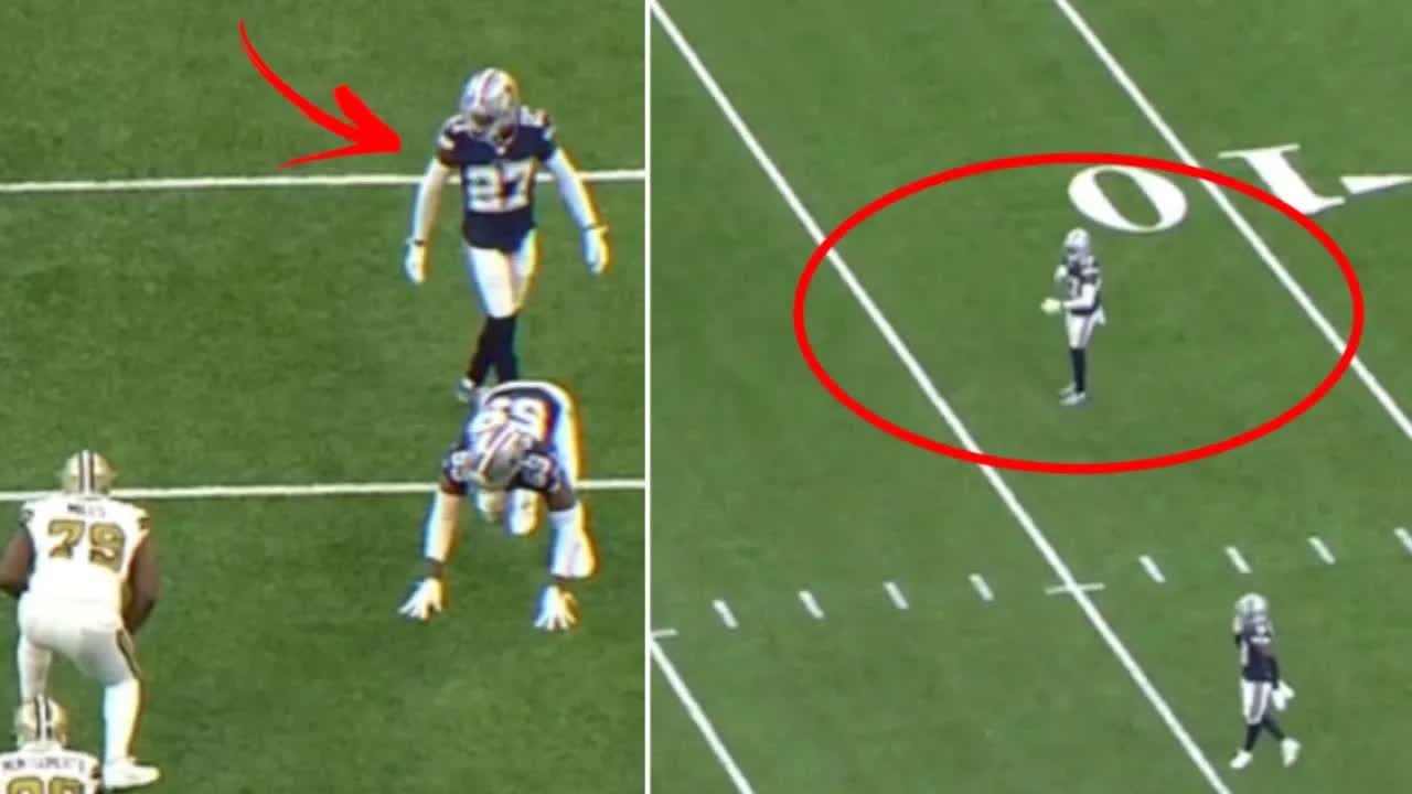 Video thumbnail for law nation sports: jayron kearse, dallas cowboys' versatile safety and run stopper vs saints