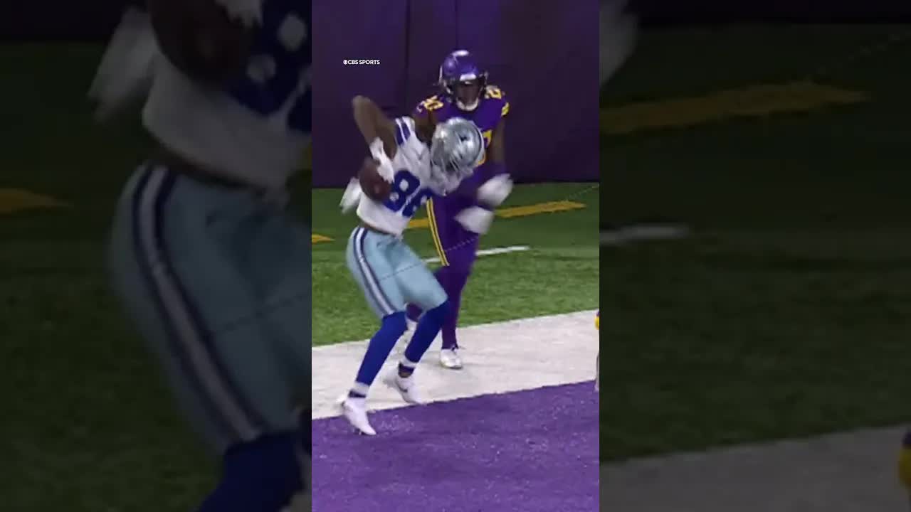 Video thumbnail for CeeDee Lamb Amazing Touchdown Catch - Dallas Cowboys vs Minnesota Vikings