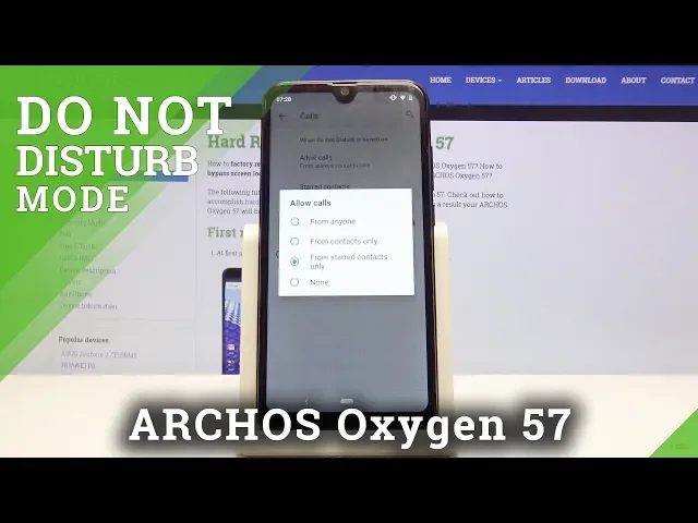Video thumbnail for How to Activate DND Mode in ARCHOS Oxygen 57 - Silent Mode