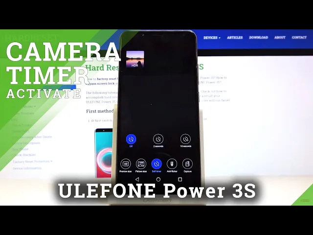 Video thumbnail for How to Set Camera Timer in ULEFONE Power 3S – Find Camera Countdown