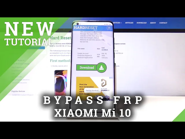 Video thumbnail for How to Bypass Google Verification on XIAOMI Mi 10 - Unlock FRP