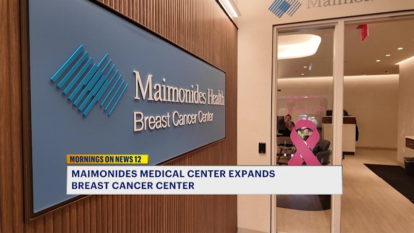 Video thumbnail for Maimonides Medical Center cuts ribbon on new breast cancer treatment wing