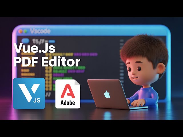 Video thumbnail for Build a Vue.js Adobe Acrobat PDF Editor Clone in Browser to Edit & Encrypt PDF Using jsPDF in TS