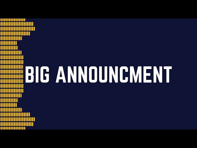 Video thumbnail for BIG ANNOUNCMENT