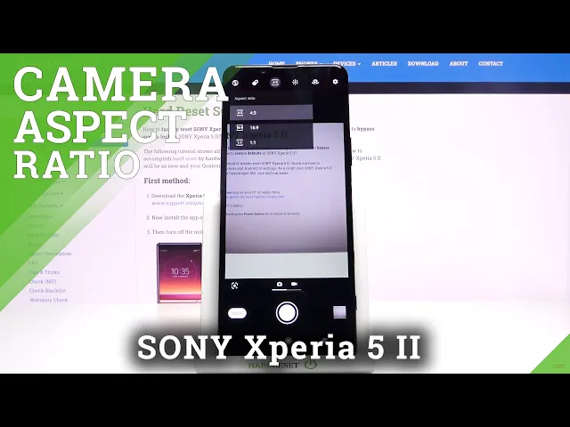 Video thumbnail for How to Change Aspect Ratio in SONY Xperia 5 II – Find Ratio Options