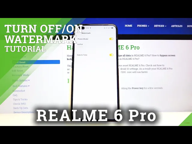 Video thumbnail for How to Use Camera Watermark in REALME 6 Pro