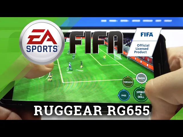 Video thumbnail for Ruggear RG655 - Fifa Mobile High Graphic Test
