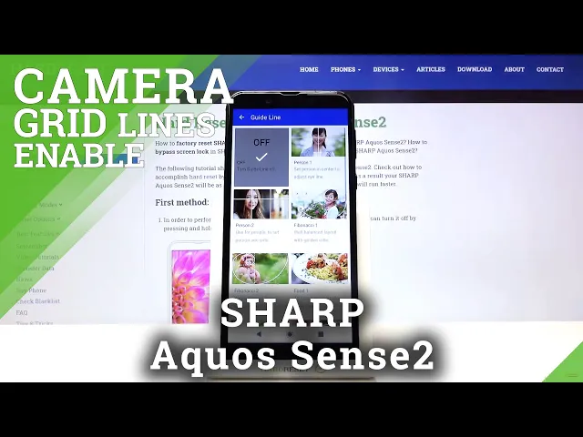 Video thumbnail for How to Activate Camera Gridlines on SHARP Aquos Sense2 – Orientation Lines