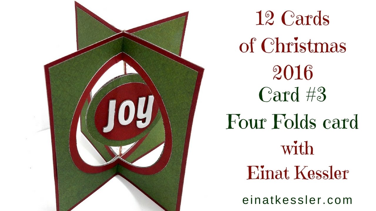 Video thumbnail for 12 Cards of Christmas #3 -  Four Folds Card. CHECK OUT THE LIMITED TIME OFFER IN DESCRIPTION!