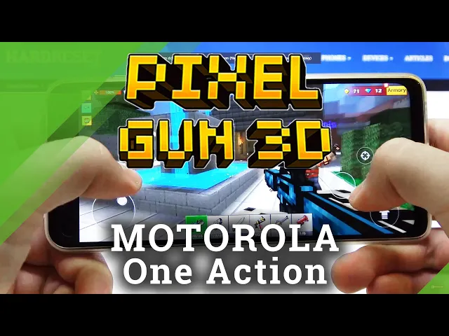 Video thumbnail for PIXEL Gun 3D on MOTOROLA One Action - Gaming Quality Test