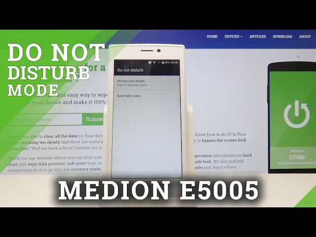 Video thumbnail for How to Enable Do Not Disturb Mode in MEDION E5005 - Use DND Mode