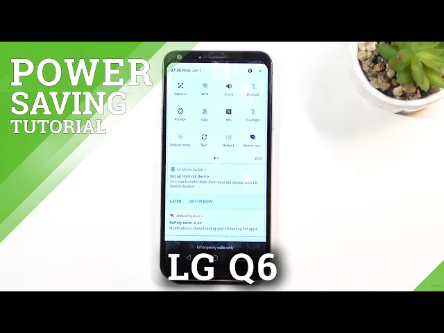 Video thumbnail for How to Enable Power Saving Mode in LG Q6 – Save Battery