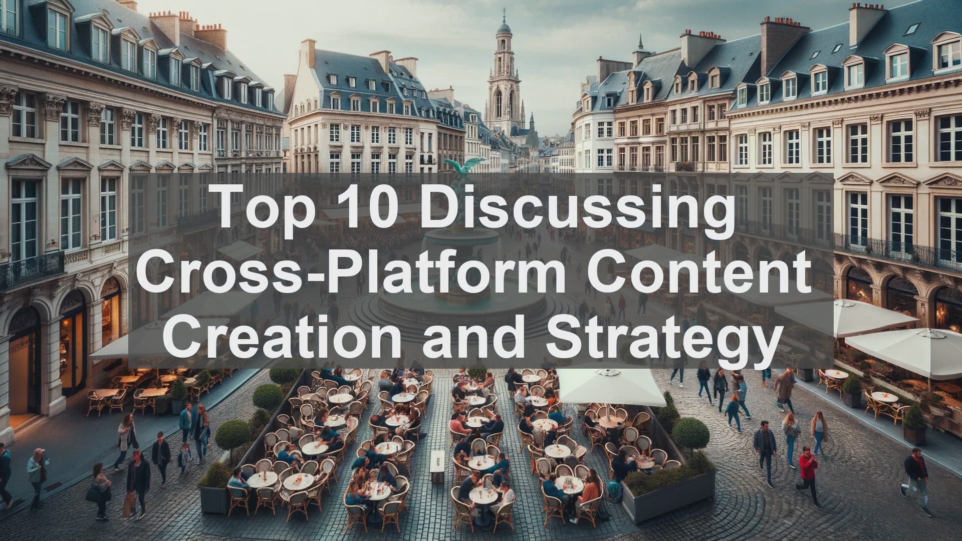 'Video thumbnail for Top 10 Discussing CrossPlatform Content Creation and Strategy'