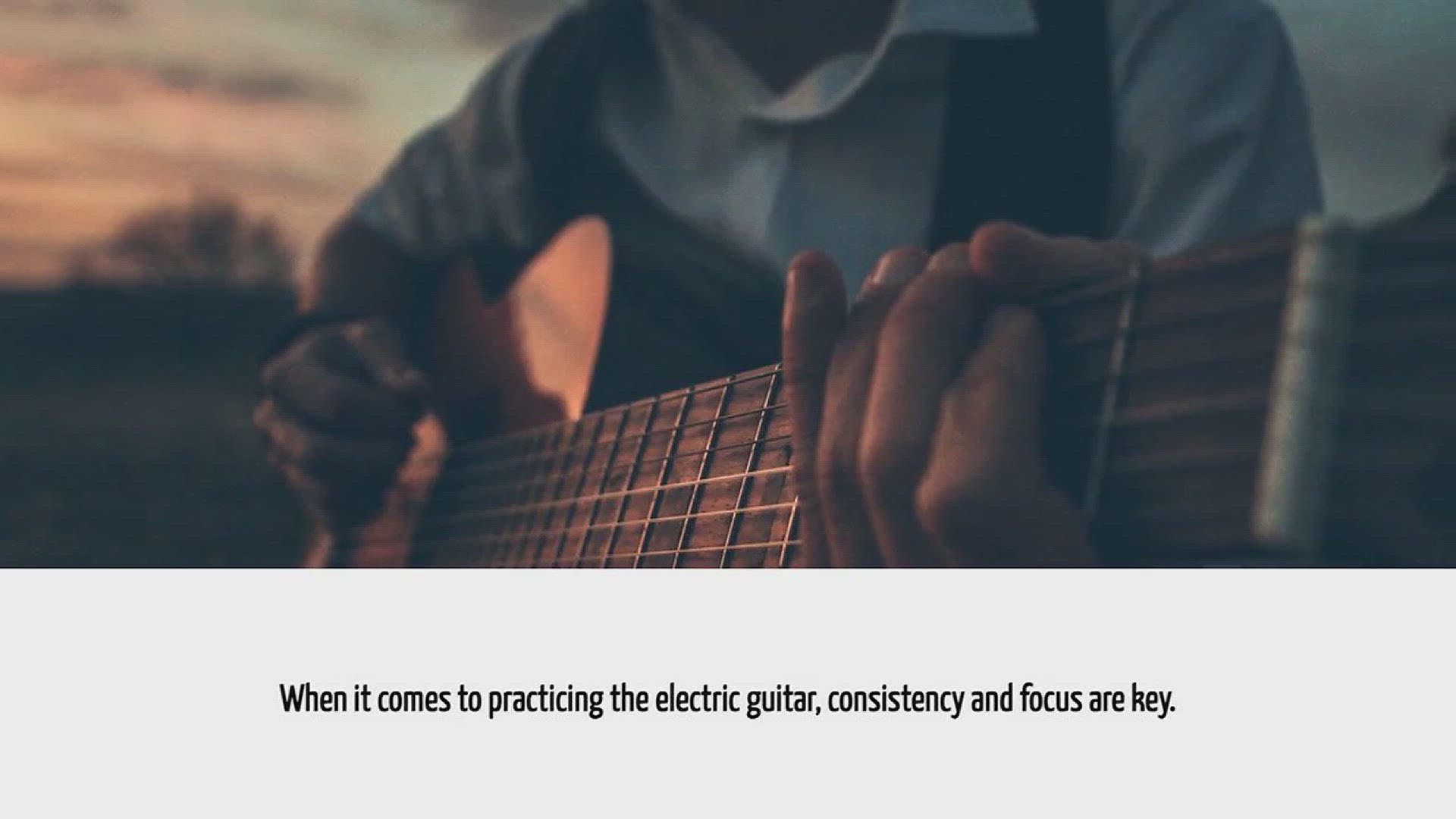 Video thumbnail for How To Practice Electric Guitar