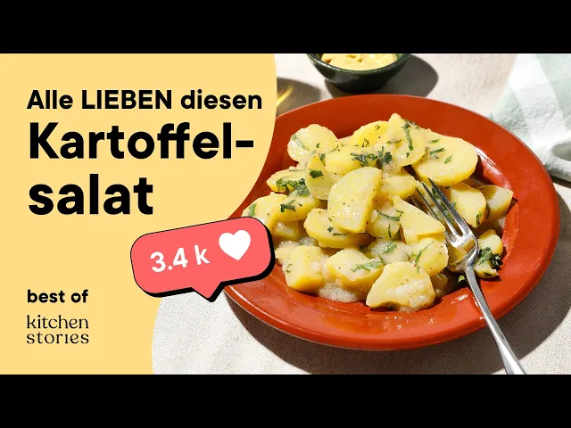 'Video thumbnail for Der beste VEGANE Kartoffelsalat | BEST of Kitchen Stories'