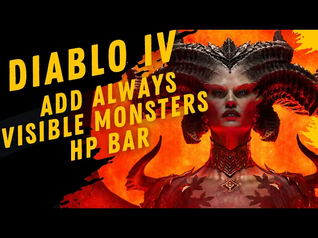 Video thumbnail for How To Make Monsters Hp Always Visible In Diablo IV