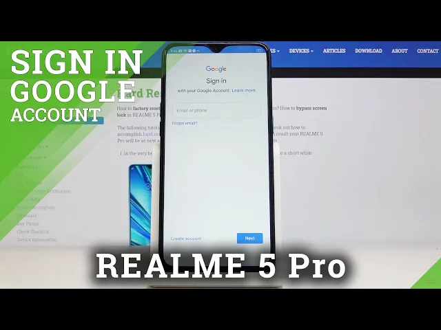 Video thumbnail for How to Manage Google Account in REALME 5 Pro – Set Up Google Account