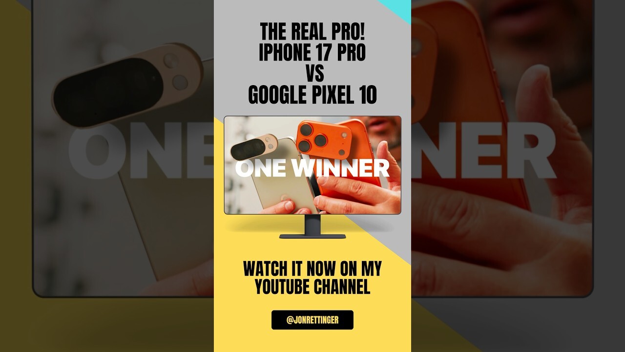 Video thumbnail for iPhone 17 Pro VS Pixel 10 Pro - the real winner!