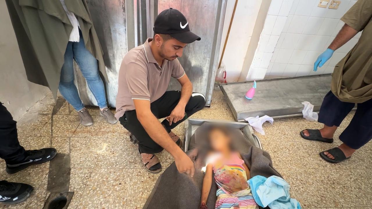 Video thumbnail for Palestinian girl killed in Israeli attack on central Gaza despite ceasefire.