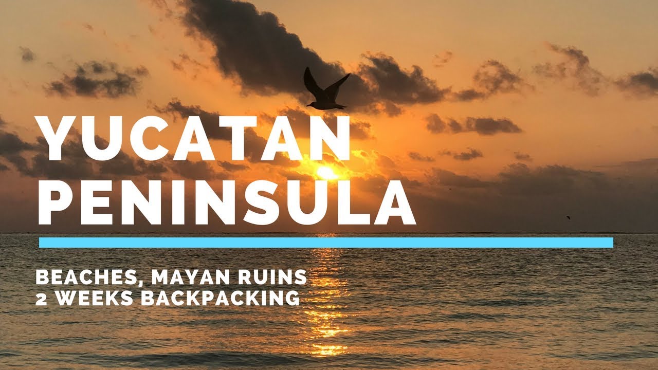 Video thumbnail for Yucatan Peninsula Beaches and Mayan Ruins. Chichen Itza, Coba, Tulum. 2 Weeks Backpacking and Diving