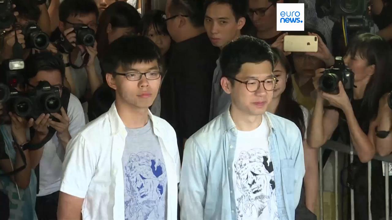 Video thumbnail for Hong Kong activist Joshua Wong set for September sentencing in second national security case