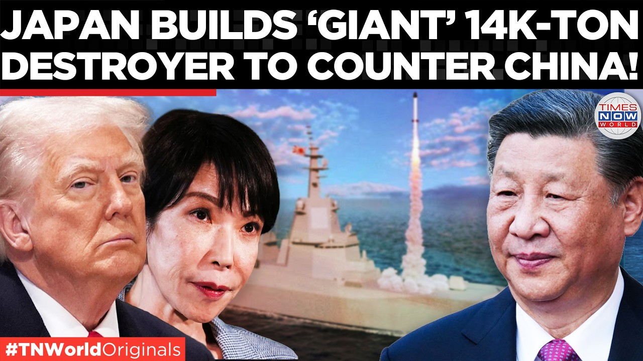 Video thumbnail for ASIA'S NAVAL STANDOFF: Japan Builds 14,000-Ton Aegis Warship Armed With US Missiles to Counter China