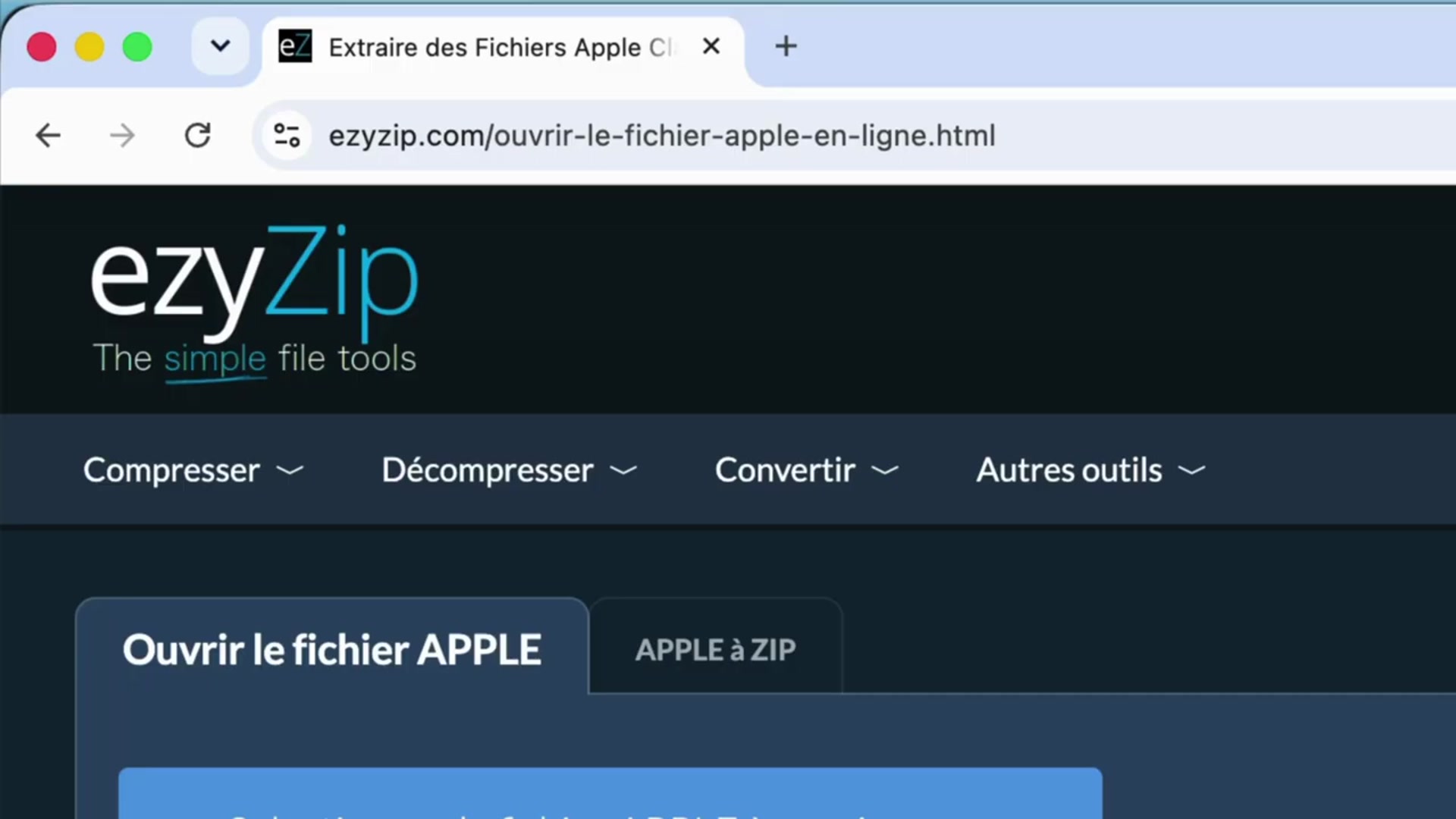 Video thumbnail for Comment extraire des fichiers Apple classiques en ligne gratuitement | Sans installer de logiciel
