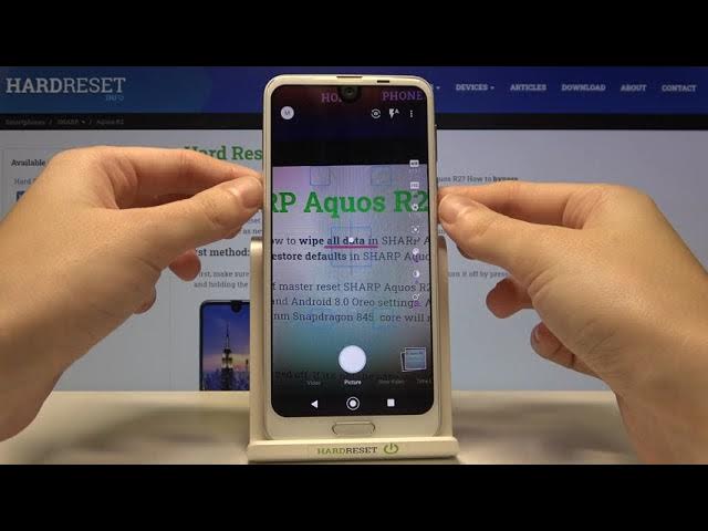 Video thumbnail for How to Turn On / Off Camera Leveler on Sharp Aquos R2 – Straighten Option