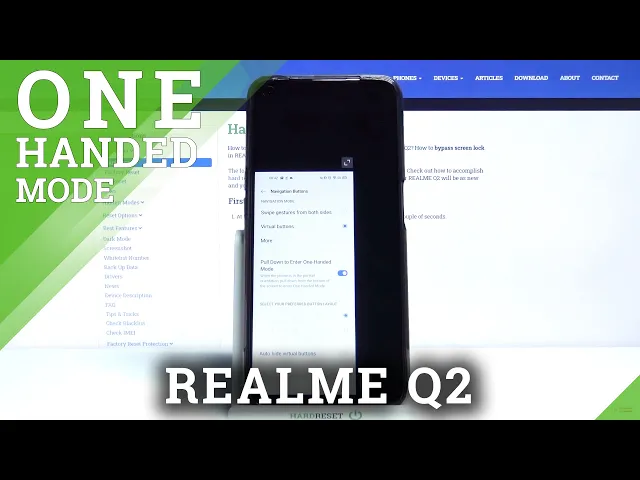 Video thumbnail for How to Turn On One-Handed Mode on REALME Q2 – Display Features